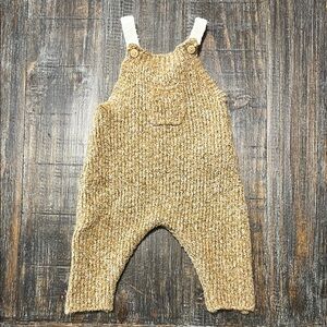Zara Tan Knit Overalls for Kids